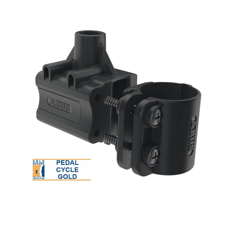 أباس ABUS Ultimate 420 U-Lock + USH Bracket - قفل الدراجة مع تكبل دائري ودعامة - مستوى الأمان ABUS 12-140 مم ارتفاع القيد، أسود - Image 4